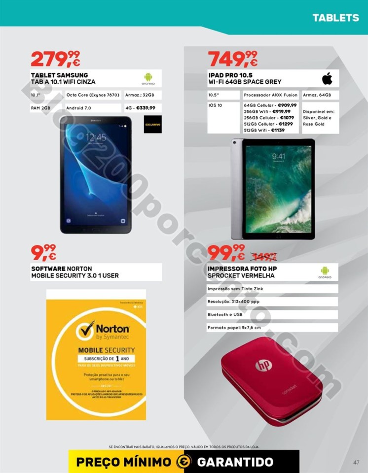 Antevisão Folheto WORTEN Mobile Promoções de 2 