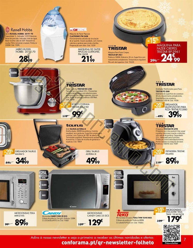 Novo Folheto CONFORAMA Natal de 17 a 31 dezembro p