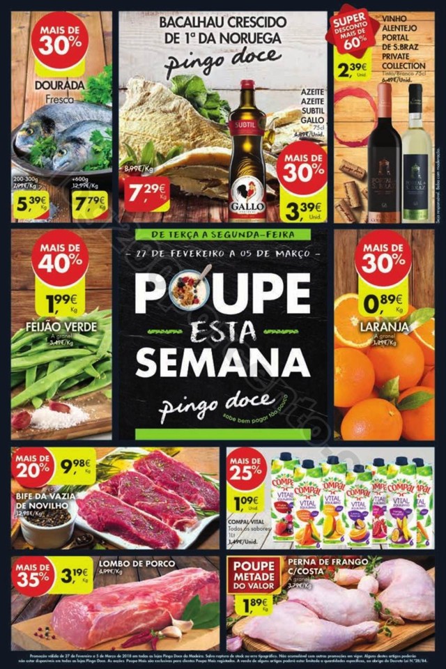 Antevisão Folheto PINGO DOCE Maderia Promoções 