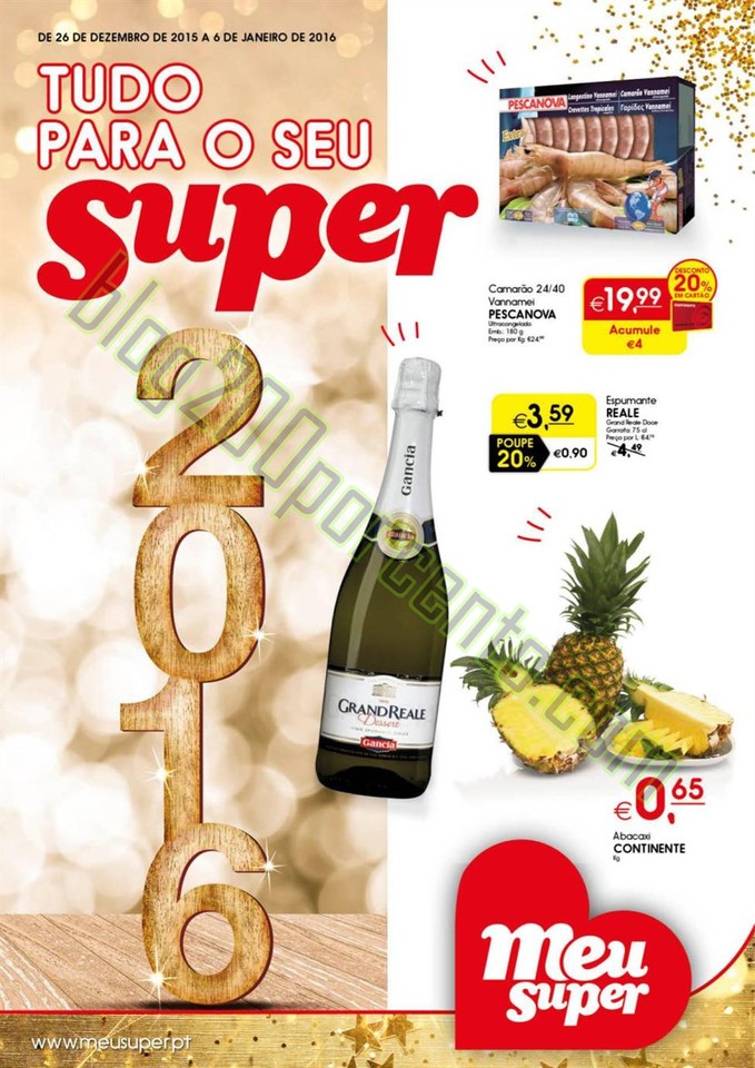 Novo Folheto MEU SUPER Ano Novo Promoções até 6