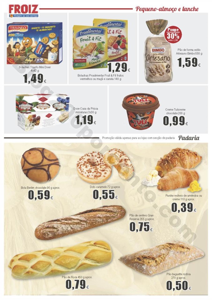 Antevisão Folheto FROIZ Promoções de 26 abril a