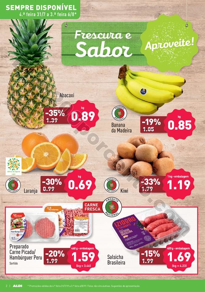 Antevisão Folheto ALDI Promoções a partir de 31