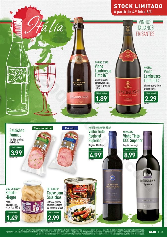 Antevisão Folheto ALDI Promoções a partir de 6 