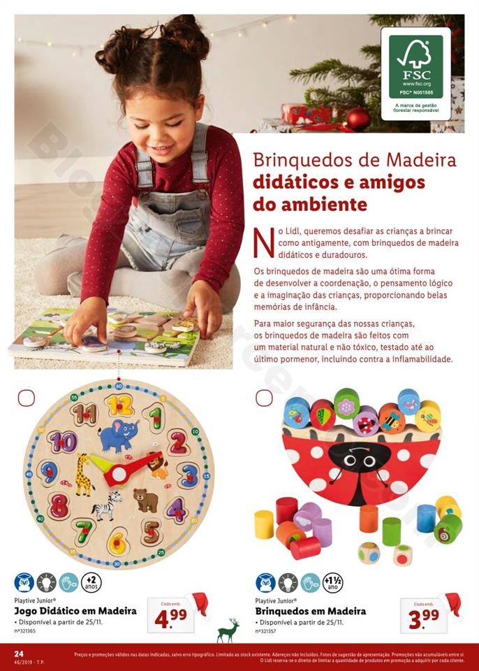 Folheto LIDL Presentes de Natal 11 novembro p24.j