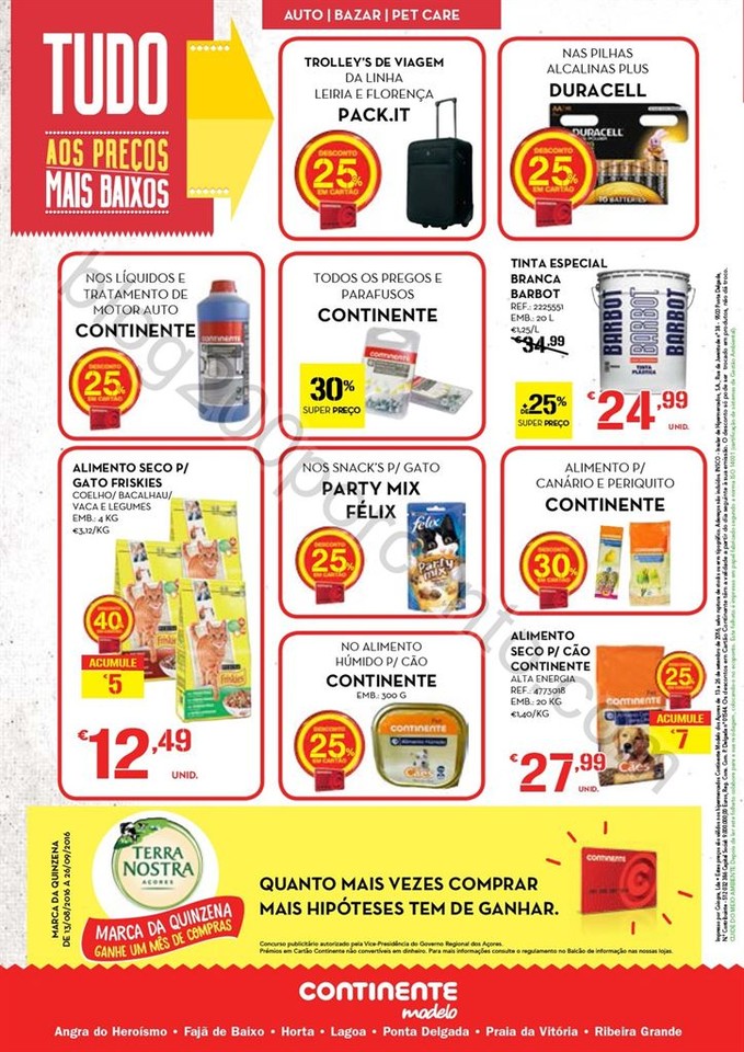 Antevisão Folheto CONTINENTE Açores promoções 
