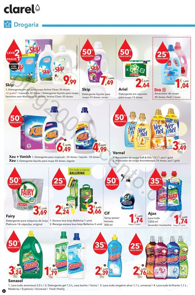 Antevisão Folheto CLAREL Bebé promoções de 12 