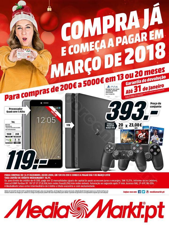Antevisão Folheto MEDIA MARKT Promoções de 14 a