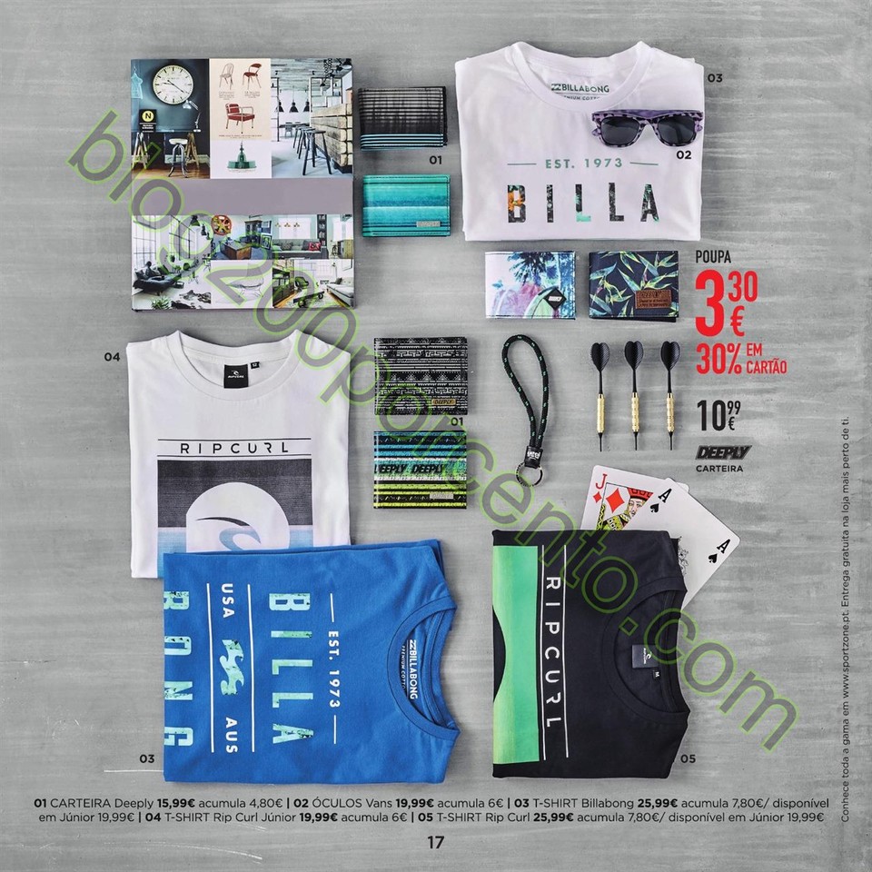 Novo Folheto SPORT ZONE promoções de 9 março a 