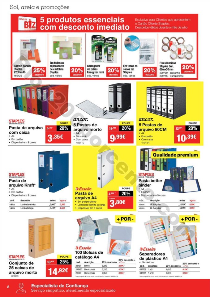 Antevisão Folheto STAPLES Promoções de 10 a 25 