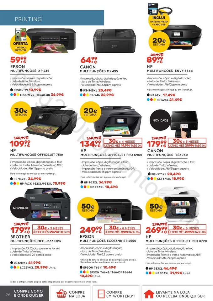 Antevisão Folheto WORTEN Especial Tecnologia de 2