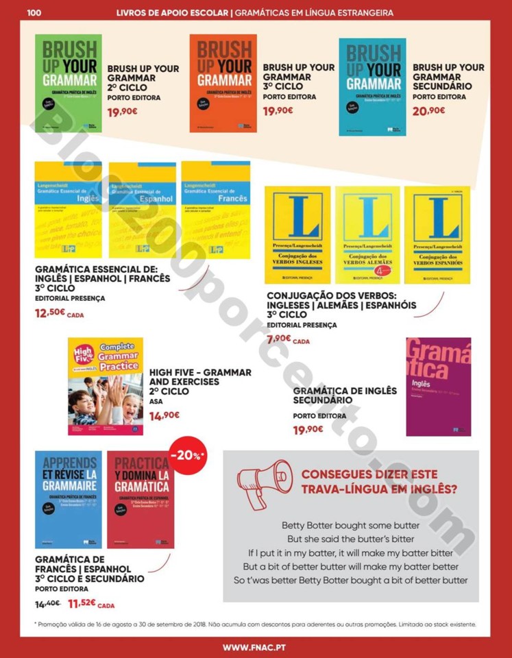 Antevisão Folheto FNAC Regresso às aulas promoç