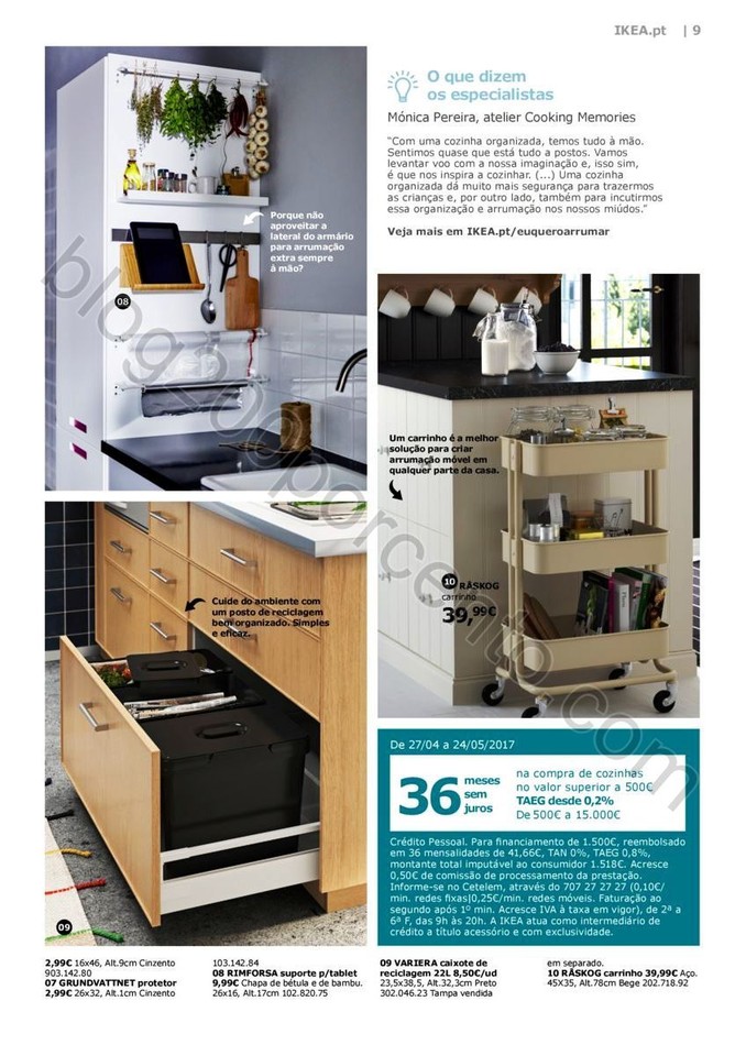 Antevisão Folheto IKEA Arrumação promoções de