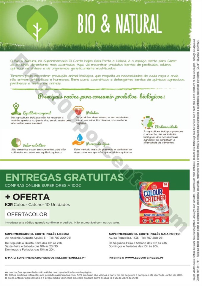 Antevisão Folheto EL CORTE INGLÉS Promoções de