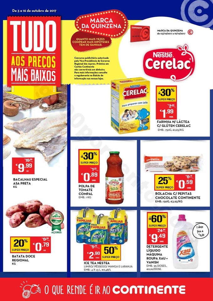 Antevisão Folheto CONTINENTE Açores promoções 