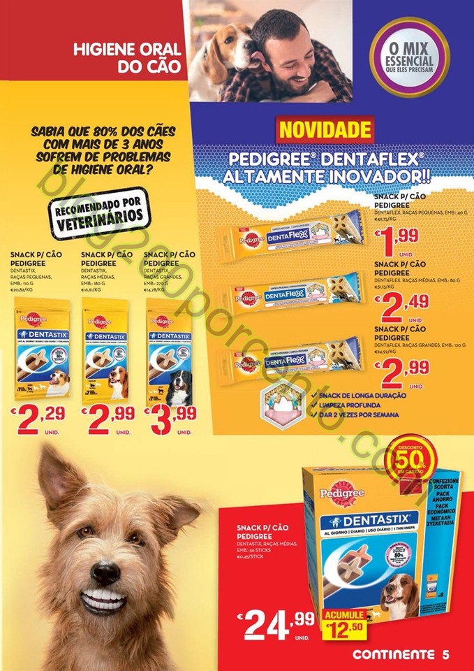 Antevisão folheto CONTINENTE Feira animal de 10 a