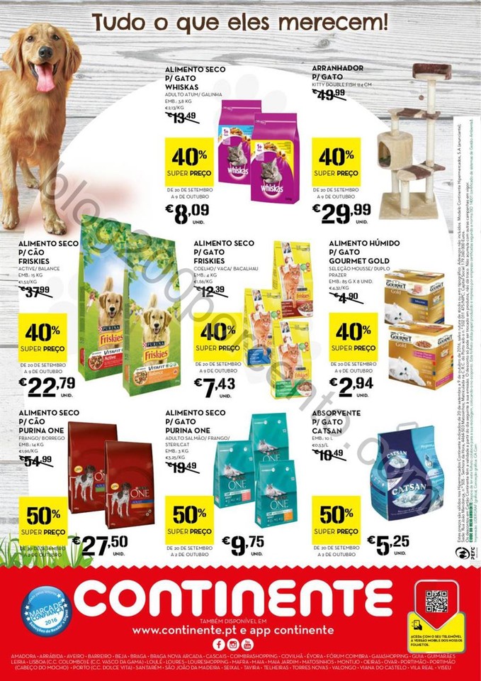 Antevisão Folheto CONTINENTE Feira animal de 20 s