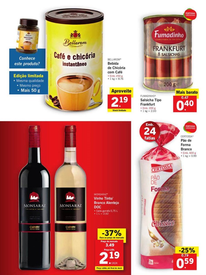 Antevisão Folheto LIDL Promoções de 20 a 22 mar