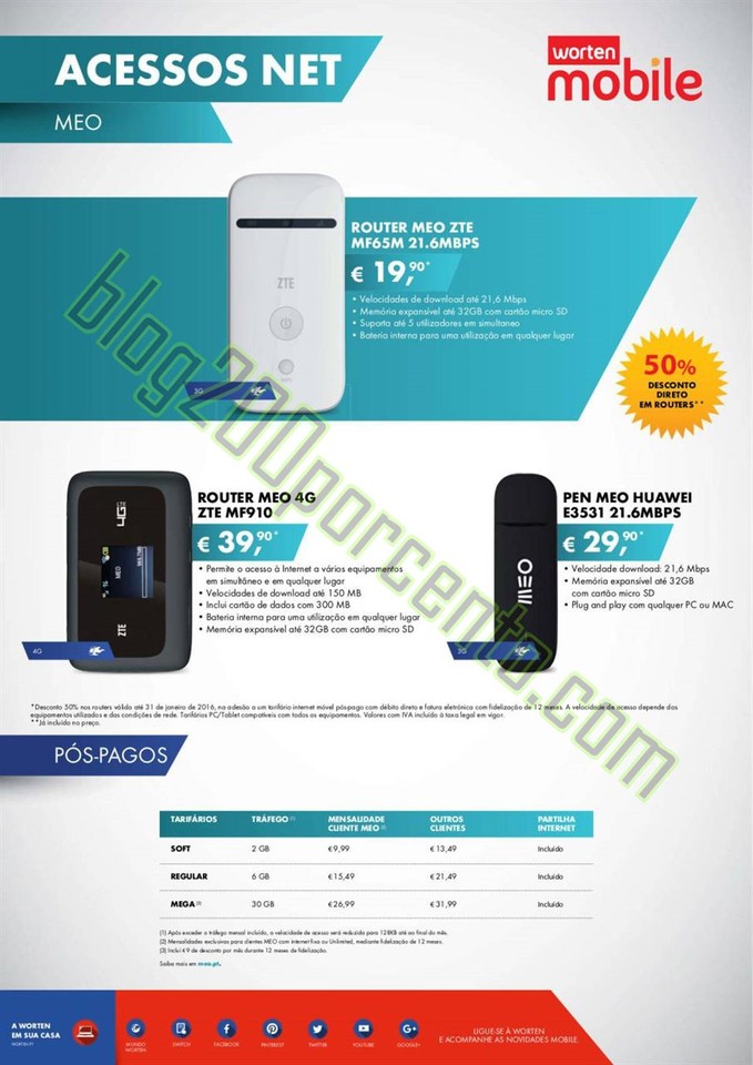 Novo Folheto WORTEN Mobile de 7 janeiro a 3 fevere