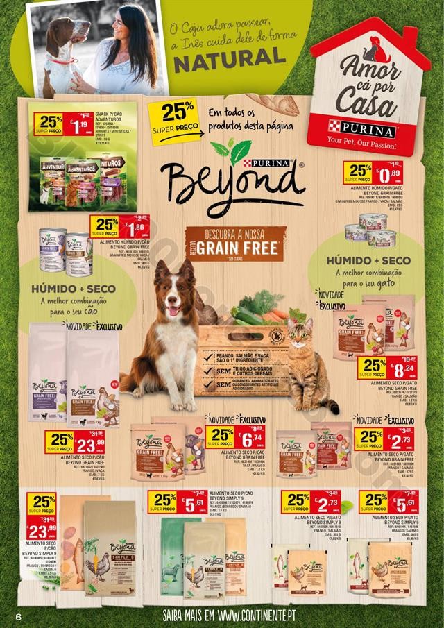 Antevisão Folheto CONTINENTE Pets Promoções de 