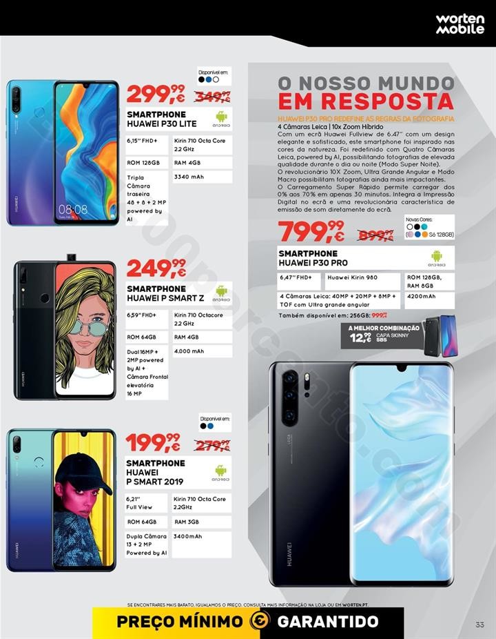 Antevisão Folheto WORTEN Mobile Promoções de 3 