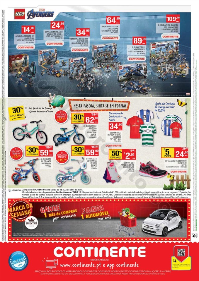 Antevisão Folheto CONTINENTE Promoções de 16 a 
