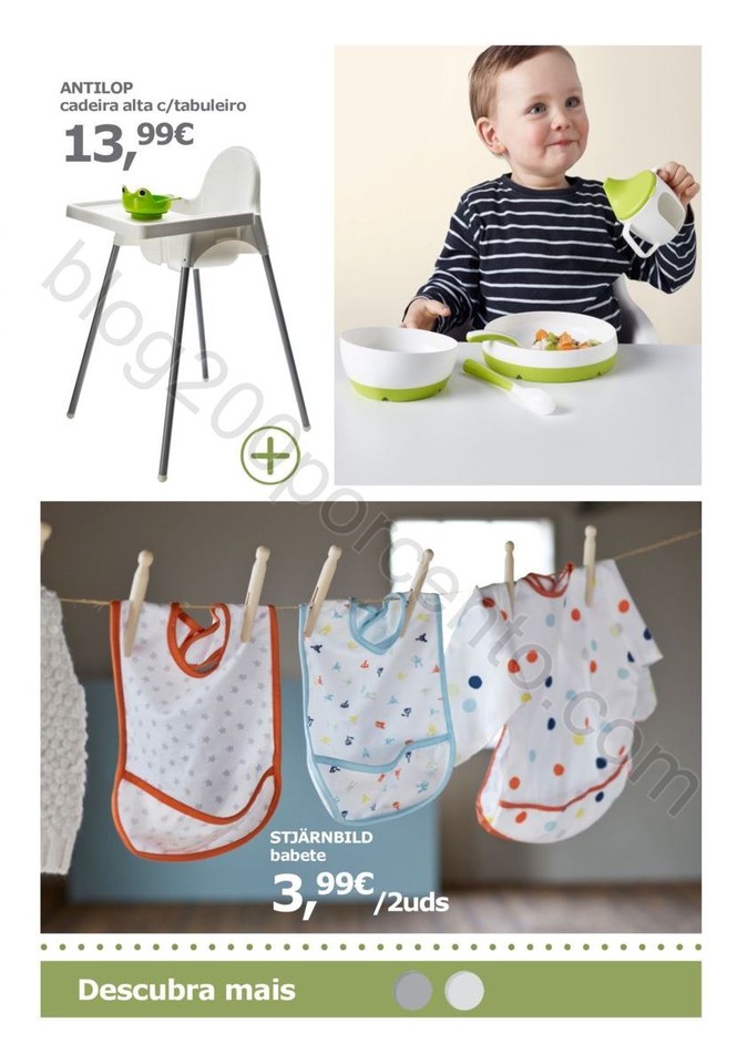 Antevisão Catálogo IKEA Bebé promoções de 19 