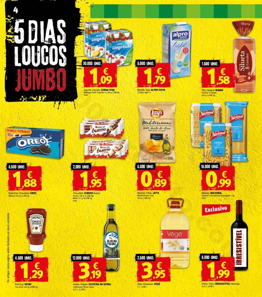 Antevisão Folheto JUMBO 5 dias loucos promoções