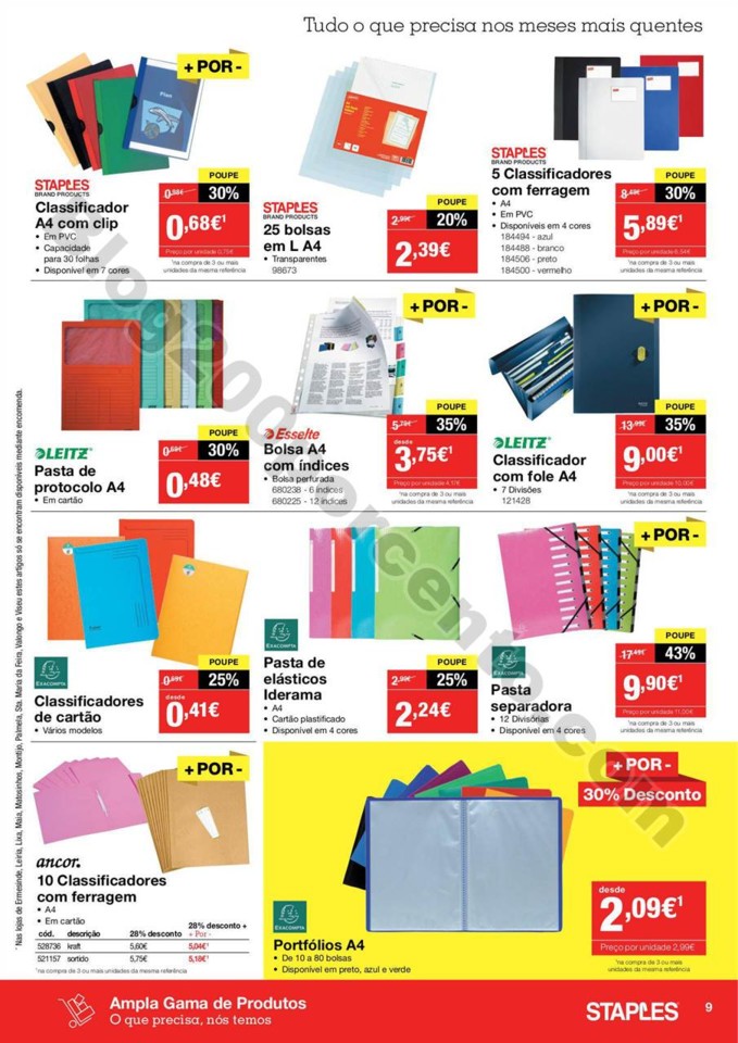Antevisão Folheto STAPLES Promoções de 10 a 25 