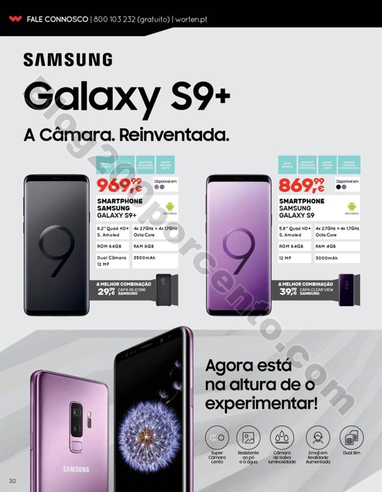 Antevisão Folheto WORTEN Mobile mundial promoçõ