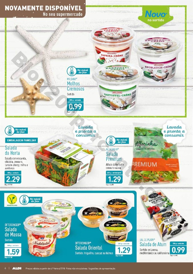 Antevisão Folheto ALDI Promoções a partir de 4 
