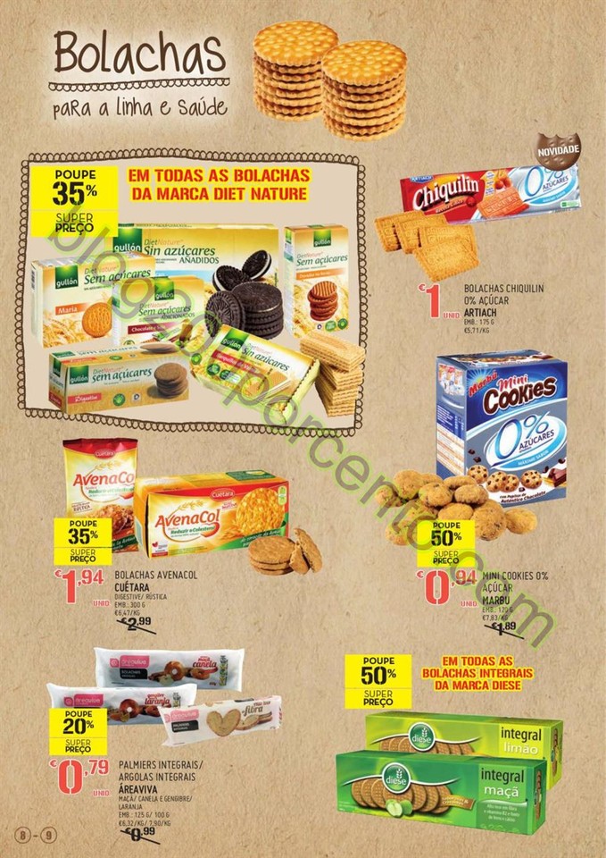 Antevisão Folheto CONTINENTE Extra Bolachas de 9 