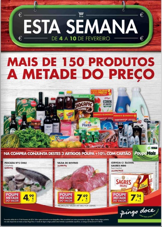 Novo folheto | PINGO DOCE | de 4 a 10 fevereiro - Online
