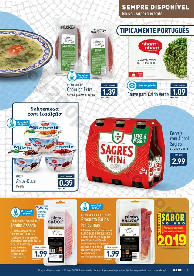 Antevisão Folheto ALDI Promoções a partir de 5 
