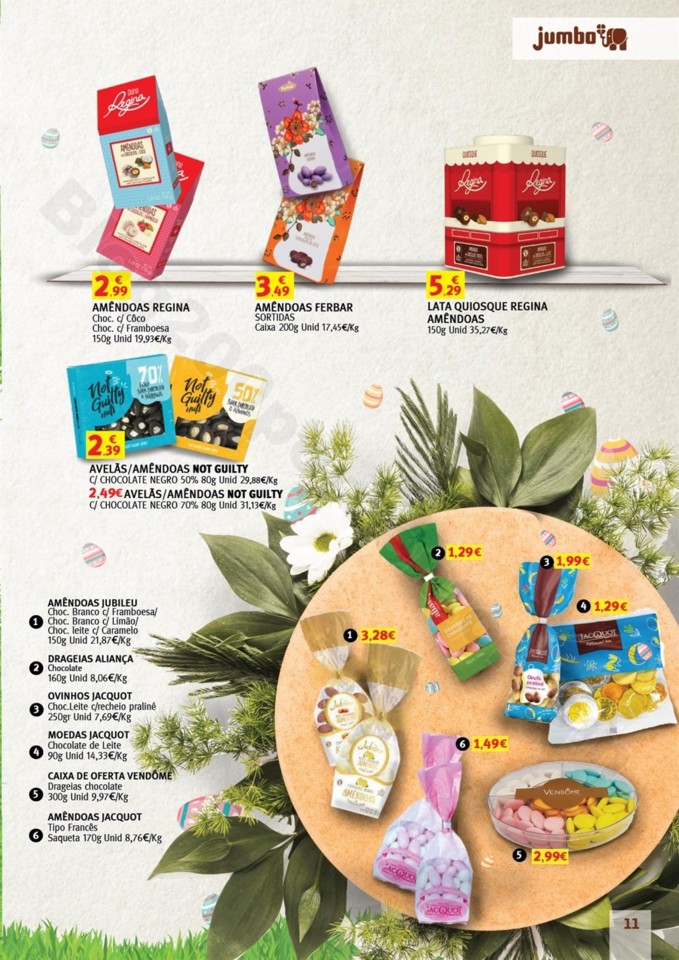 Antevisão Folheto JUMBO Catálogo Páscoa promoç