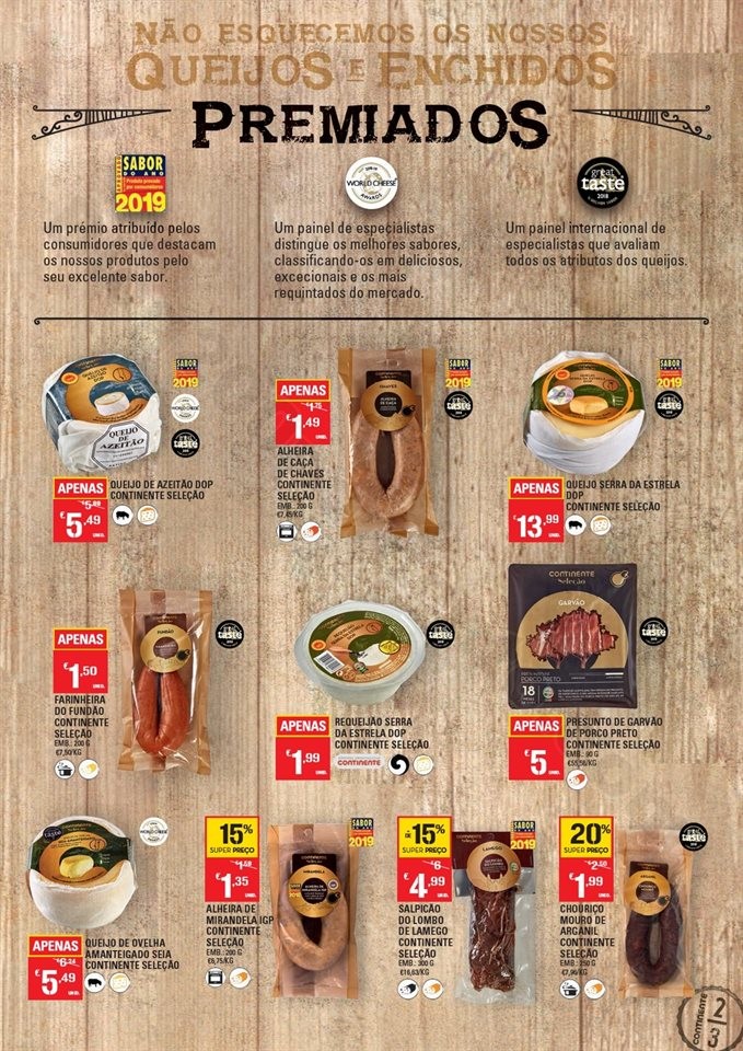 Antevisão Folheto CONTINENTE Feira Queijos, Enchi