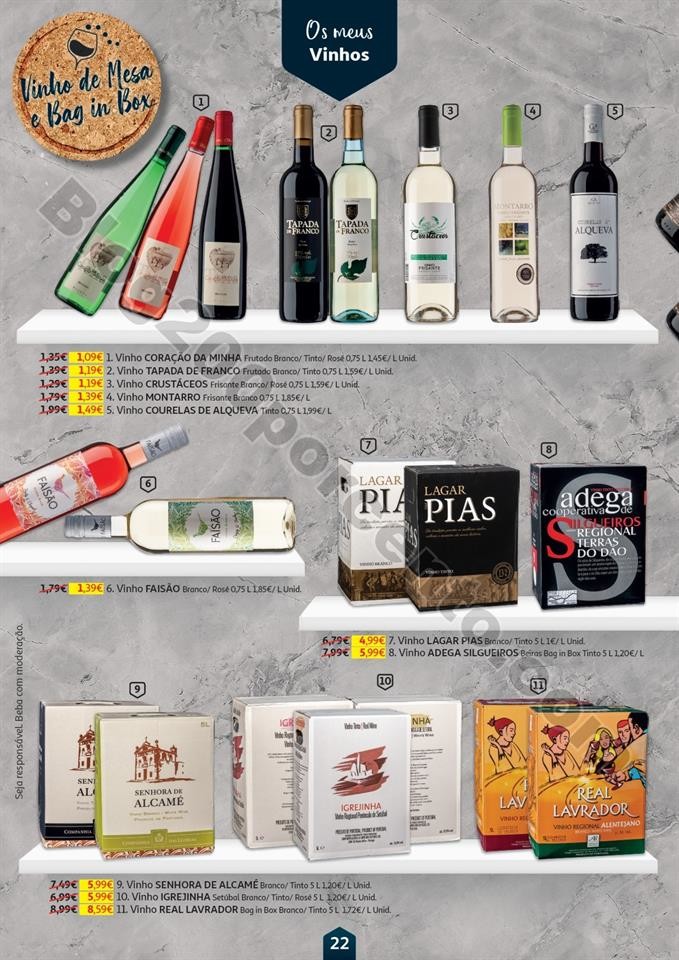 Antevisão Folheto AUCHAN Vinhos e Sabores Promoç