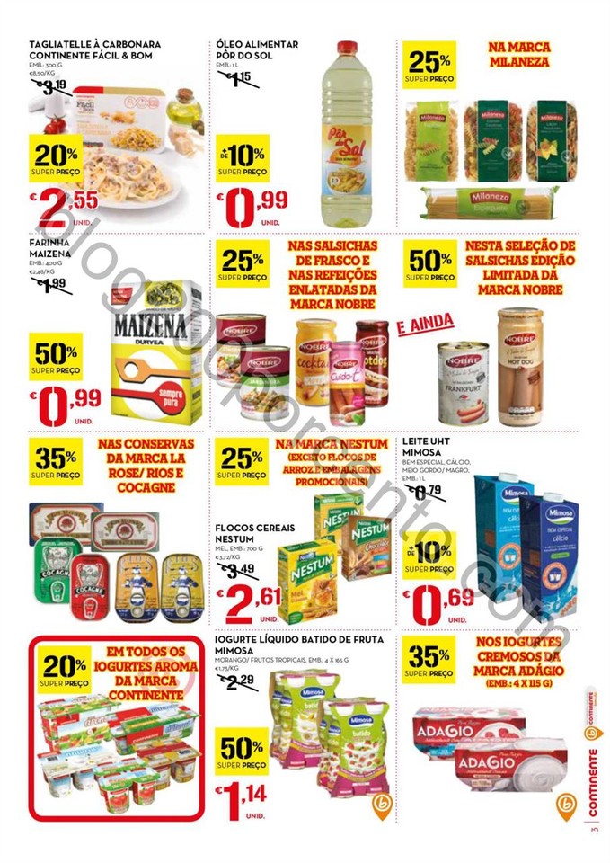 Antevisão Folheto CONTINENTE Fim de semana de 29 