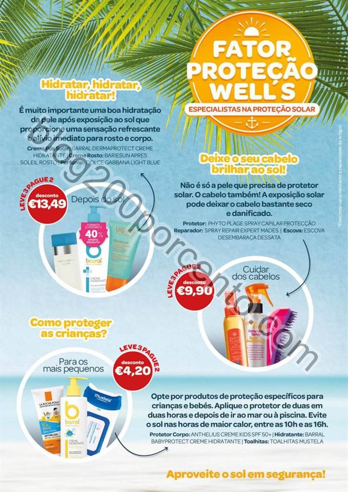 Novo Folheto WELLS Promoções verão de 21 junho 