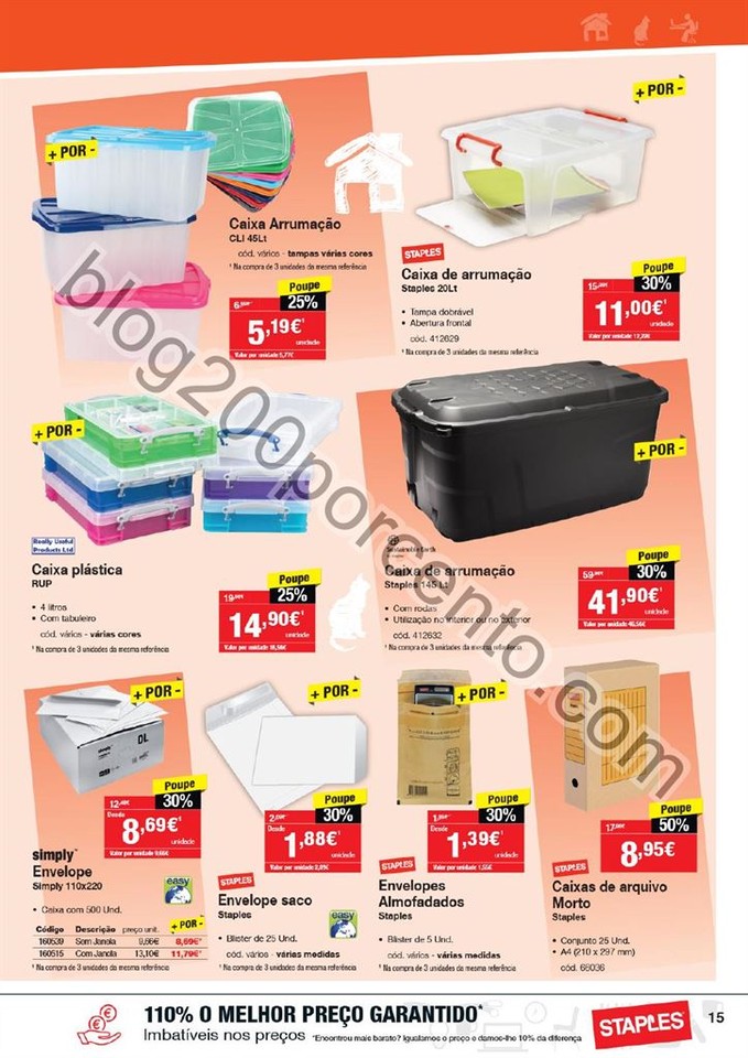 Antevisão Folheto STAPLES Promoções de 2 a 14 j