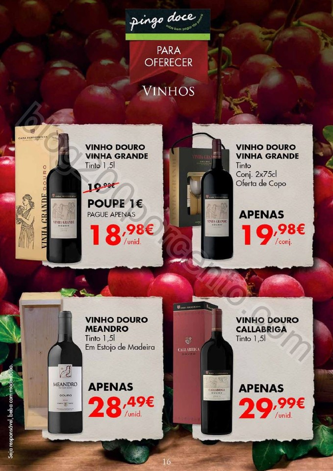 Novo Folheto Vinhos e Bebidas PINGO DOCE Promoçõ