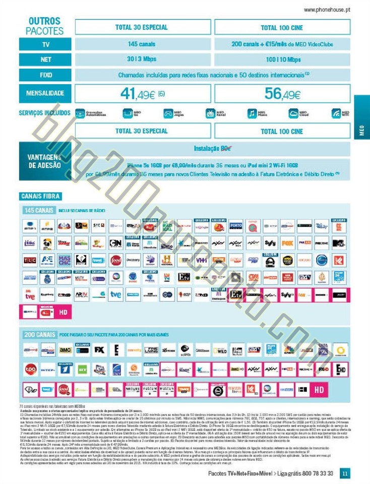 Novo Folheto PHONE HOUSE Natal promoções de 30 n