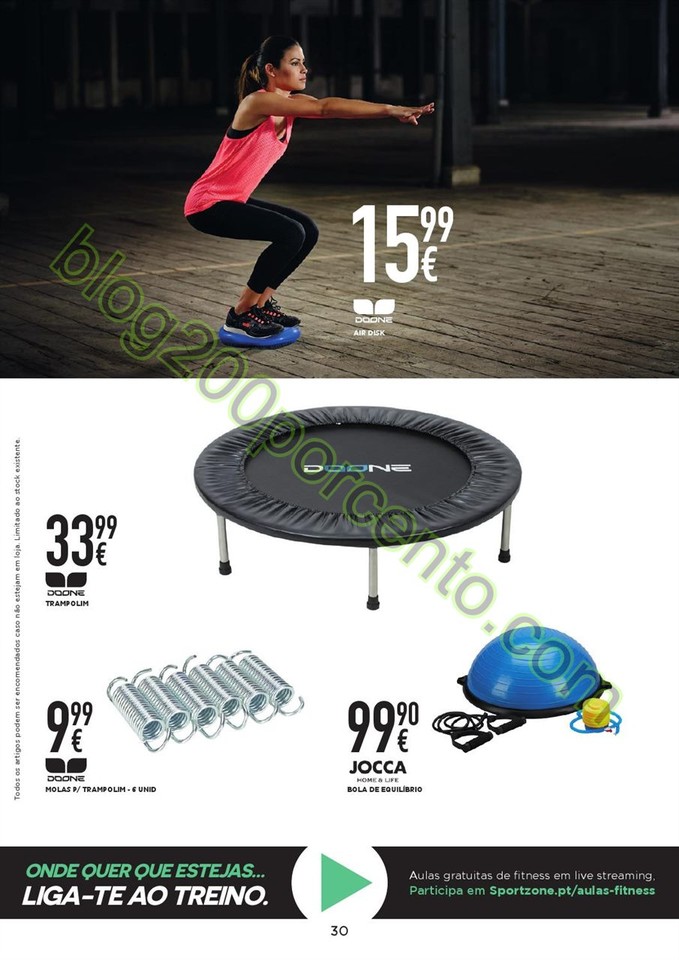 Novo Folheto SPORT ZONE Promoções até 31 outubr