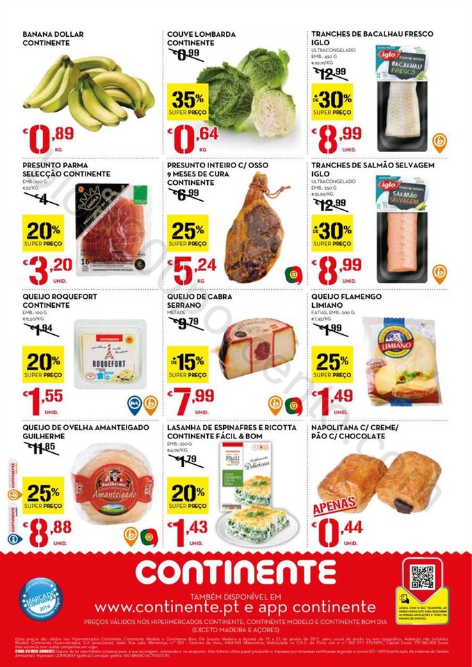 Antevisão Folheto CONTINENTE Fim de semana de 19 