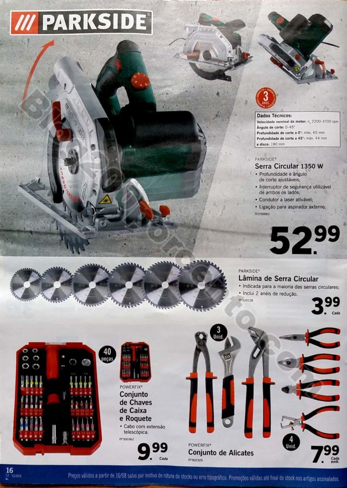 antevisao folheto lidl bazar promocoes 13 e 16 ago