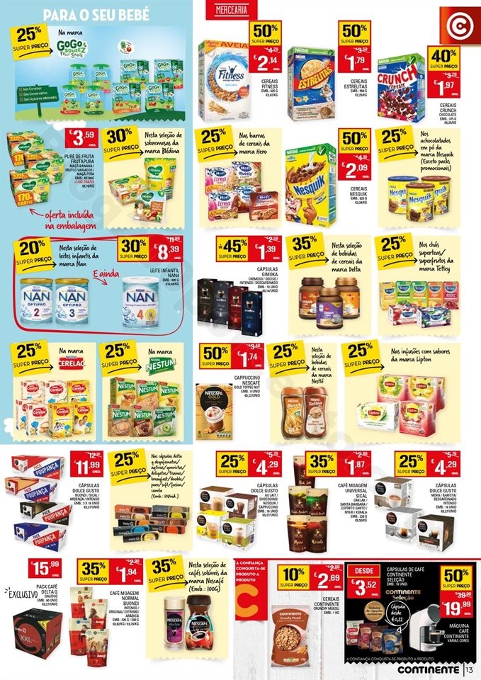 Antevisão Folheto CONTINENTE Promoções de 5 a 1