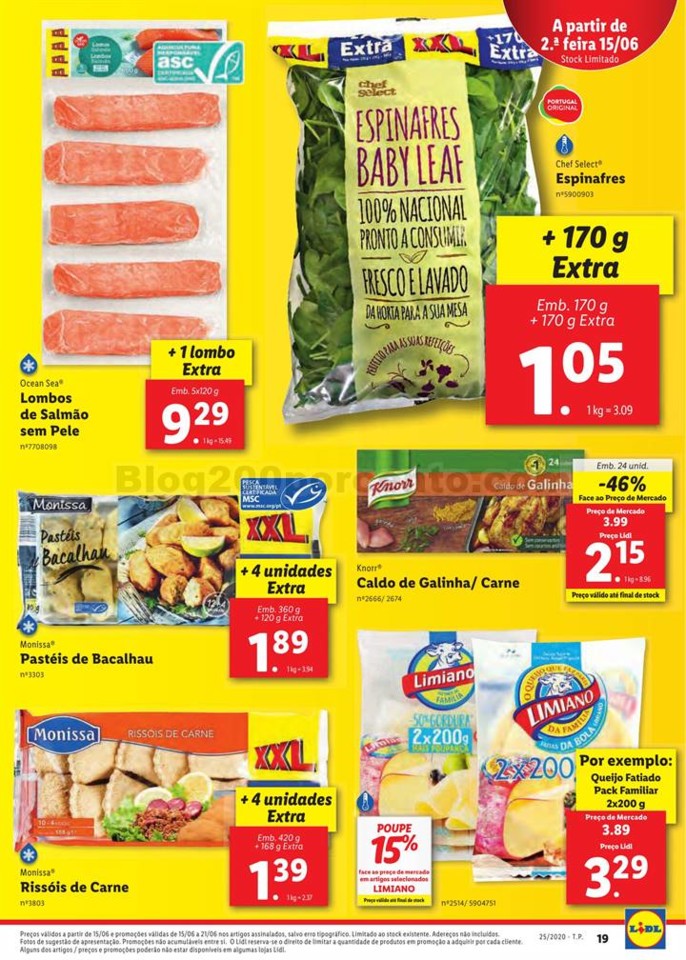 Antevisão Folheto LIDL Promoções de 15 a 21 jun