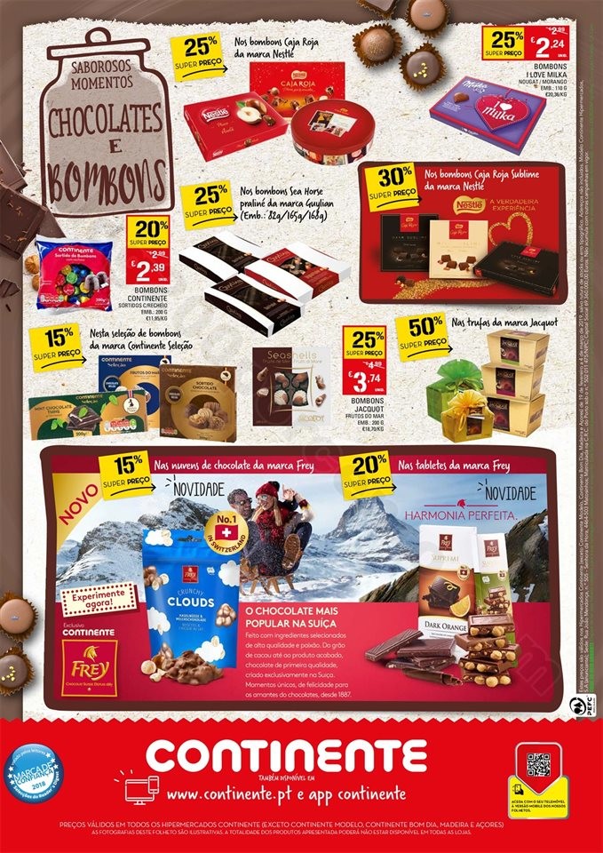 Antevisão Folheto CONTINENTE Doces Promoções de