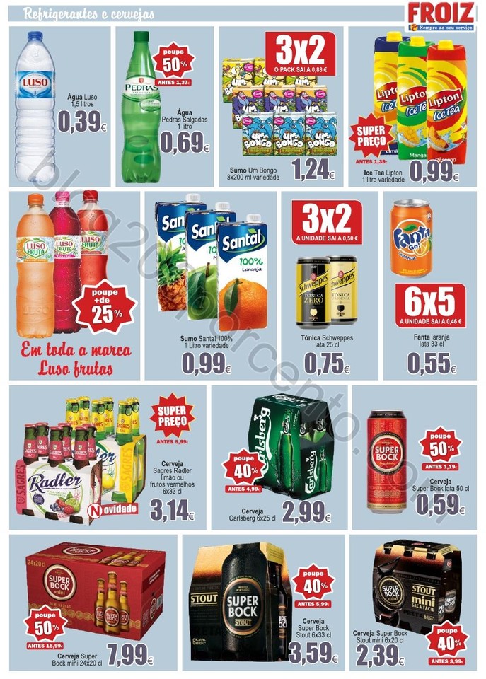 Antevisão Folheto FROIZ Promoções de 12 a 27 ab