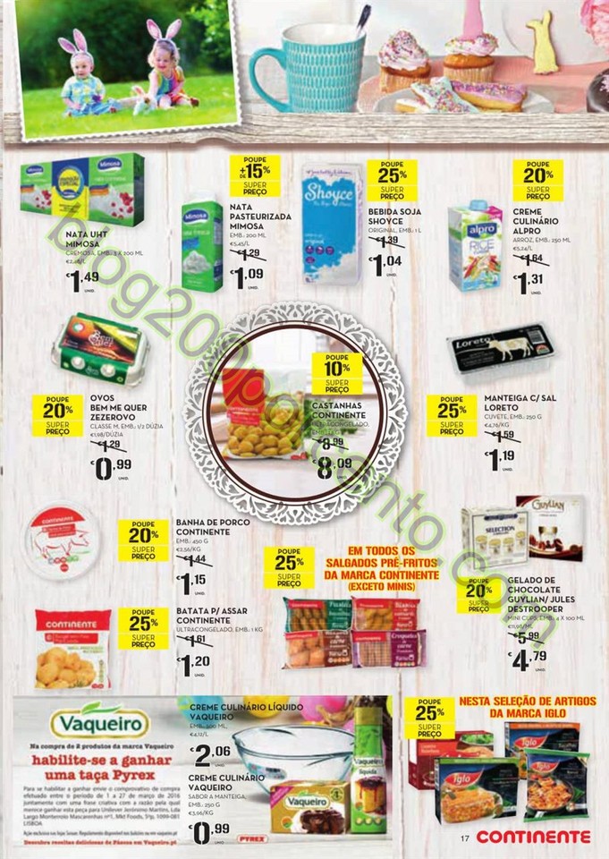 Antevisão Folheto CONTINENTE Páscoa de 1 a 27 ma