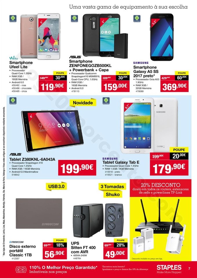 Antevisão Folheto STAPLES promoções de 2 a 10 o